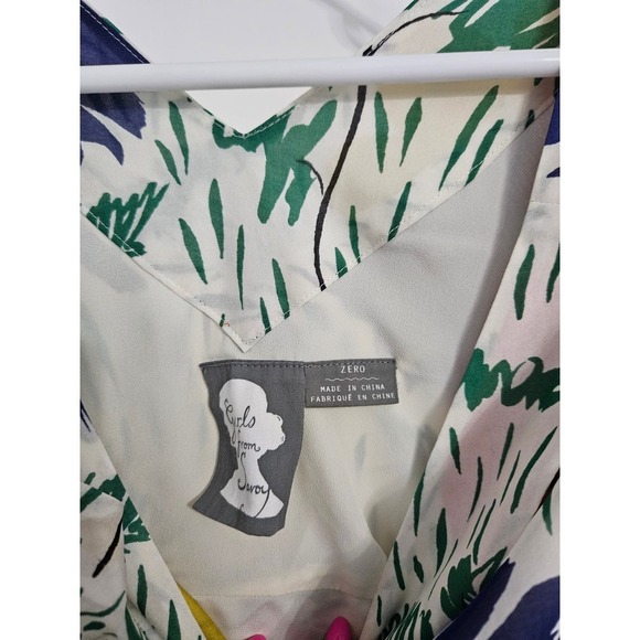 Girls from Savoy Anthropologie primary Bloom Silk Dress - Picture 3 of 5